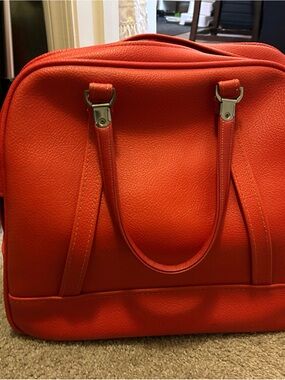 Vintage Red American Tourister Weekender / Carry-On Bag